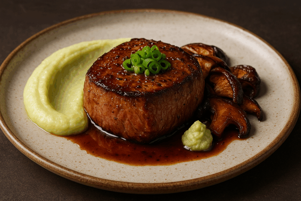 Tökéletes Wagyu Filet Mignon japán ízekkel